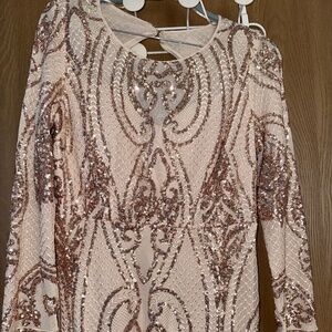 Sequin maxi dress